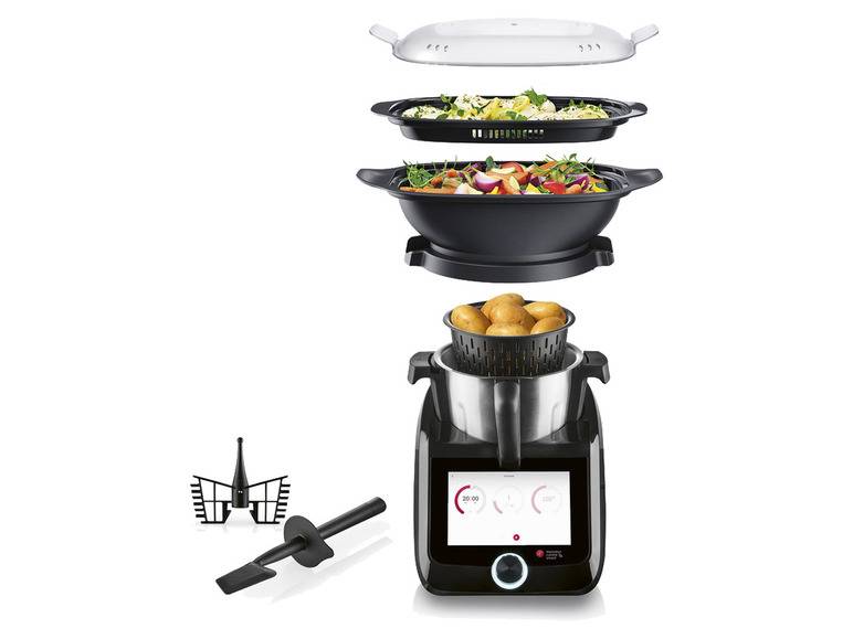 SILVERCREST® KITCHEN TOOLS Monsieur Cuisine Smart SKMS 1200 B1 Black Rabatt