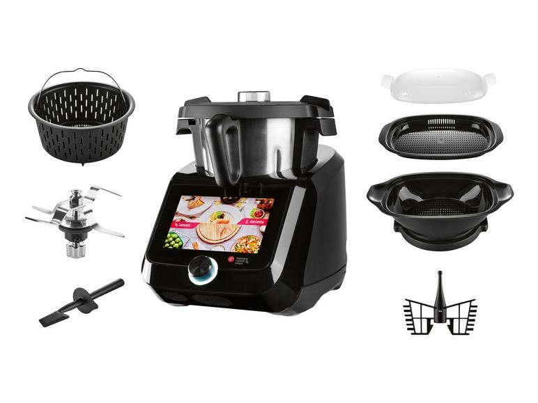 SILVERCREST® KITCHEN TOOLS Monsieur Cuisine Smart SKMS 1200 B1 Black Rabatt