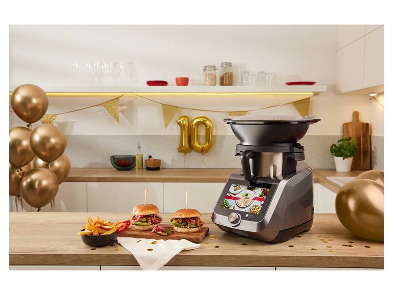 SILVERCREST® KITCHEN TOOLS Monsieur Cuisine Smart SKMS 1200 B1 Titanium Günstig kaufen