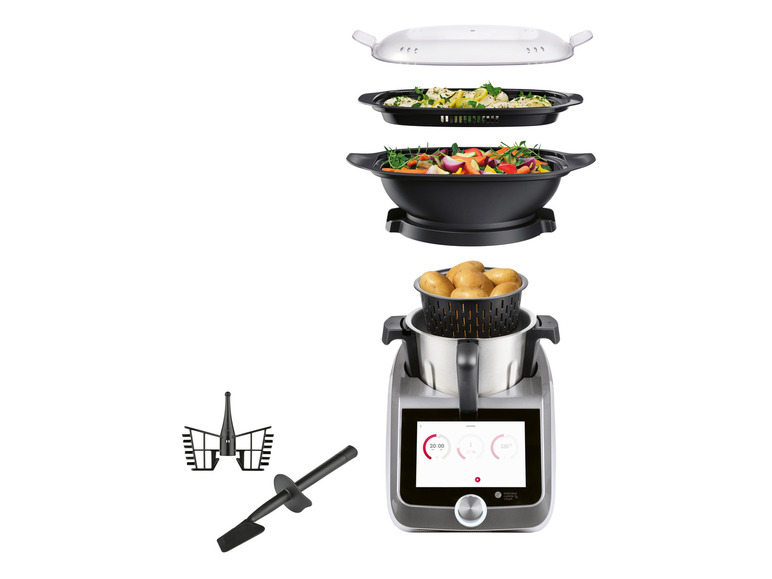 SILVERCREST® KITCHEN TOOLS Monsieur Cuisine Smart SKMS 1200 B1 Titanium Günstig kaufen