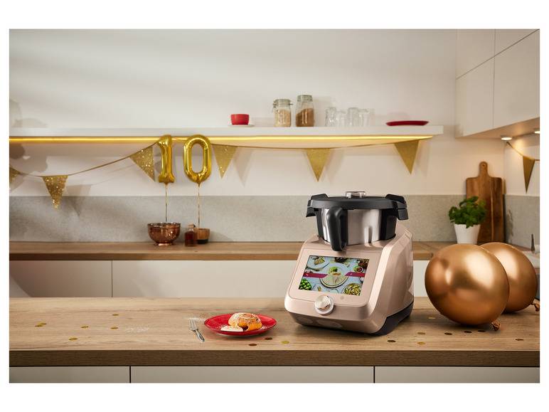 SILVERCREST® KITCHEN TOOLS Monsieur Cuisine Smart SKMS 1200 B1 Champagner Versandkostenfrei