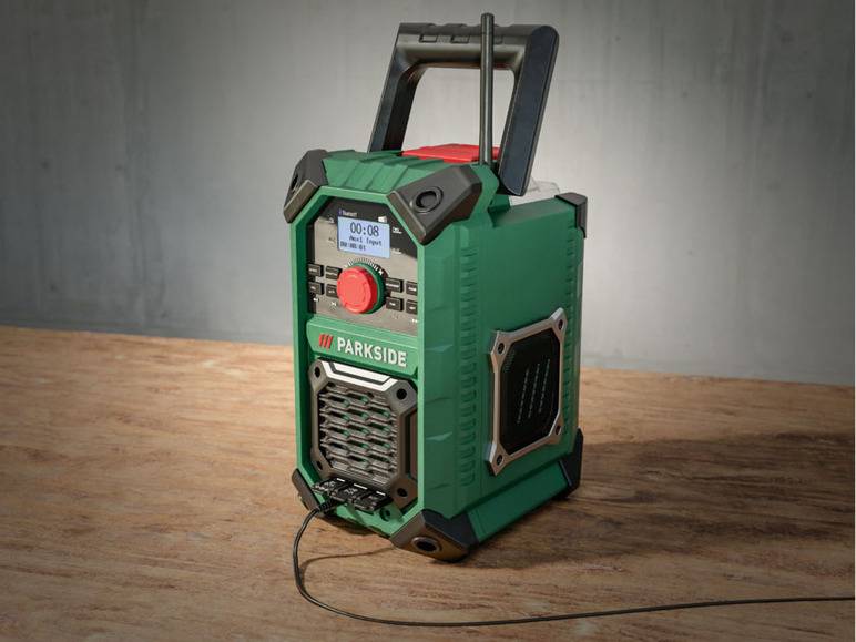 PARKSIDE® Akku-Baustellenradio »PBRA 20-Li B2« 20 V / 12 V oder Netzbetrieb, ohne Akku und Ladegerät Exklusive Angebote