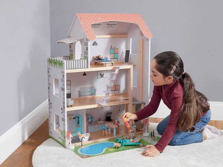 Playtive Puppenhaus aus Holz Clearance-Verkauf