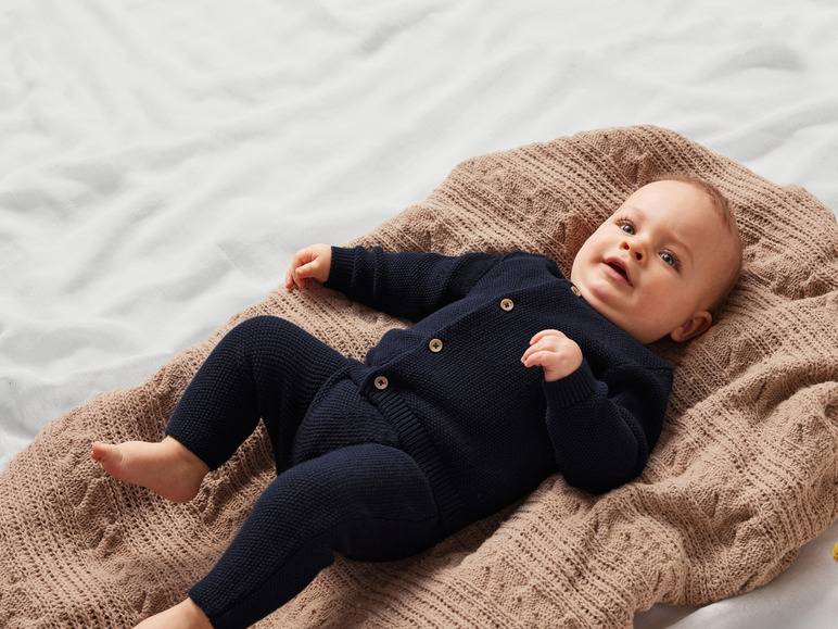 lupilu® Baby Strickjacke aus reiner Bio-Baumwolle Kostenloser Versand international