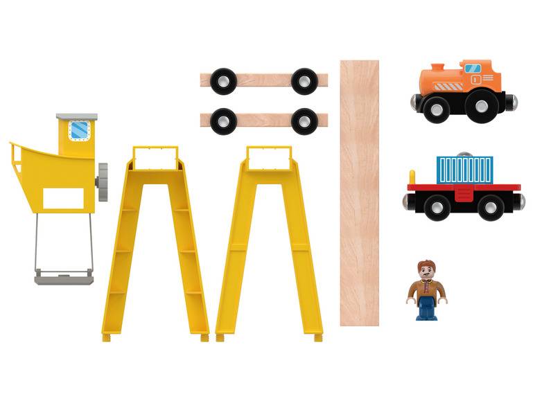 Playtive Eisenbahn Erweiterungs-Set, mit Buchenholz Hotsell