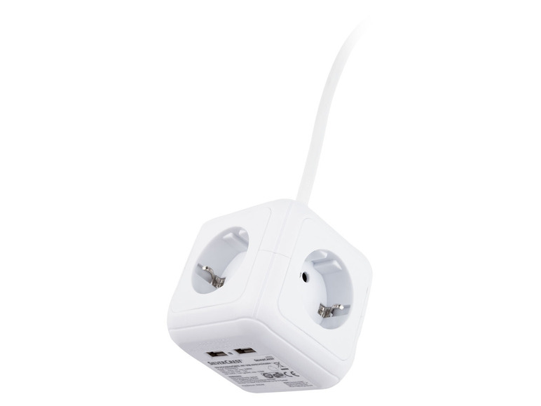 SILVERCREST® Steckdosenwürfel mit USB-Ports Fabrikverkauf