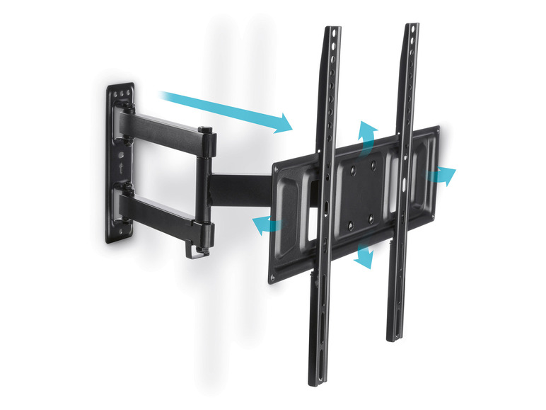 SILVERCREST® »STVWH35 A1« TV Wandhalterung mit Wasserwaage schwenk- und neigbar 32 - 65 Zoll Limitierter Zeitrabatt