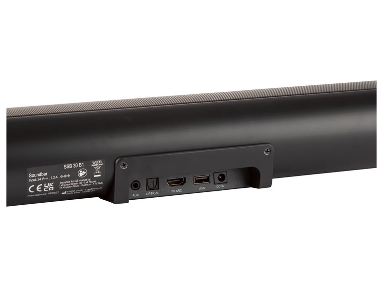 SILVERCREST® Soundbar Stereo 2.0 »SSB 30 B1«, 2x 15 W RMS Sonderangebot