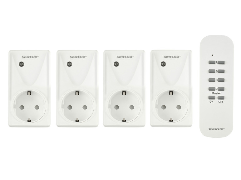SILVERCREST® Funksteckdosen-Set, mit Fernbedienung, 5-/ 3-teilig Cyber Monday