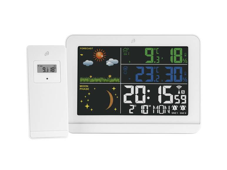 AURIOL® Funkwetterstation, mit Farbdisplay Neuheiten