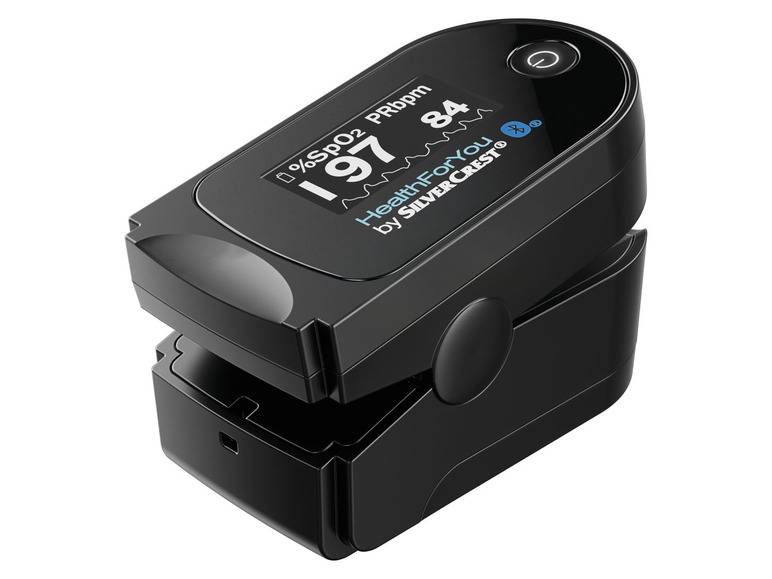 SILVERCREST® PERSONAL CARE Pulsoximeter »SPO 55«, mit HealthForYou- App Bis zu 60% Rabatt