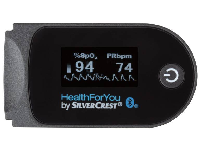SILVERCREST® PERSONAL CARE Pulsoximeter »SPO 55«, mit HealthForYou- App Bis zu 60% Rabatt