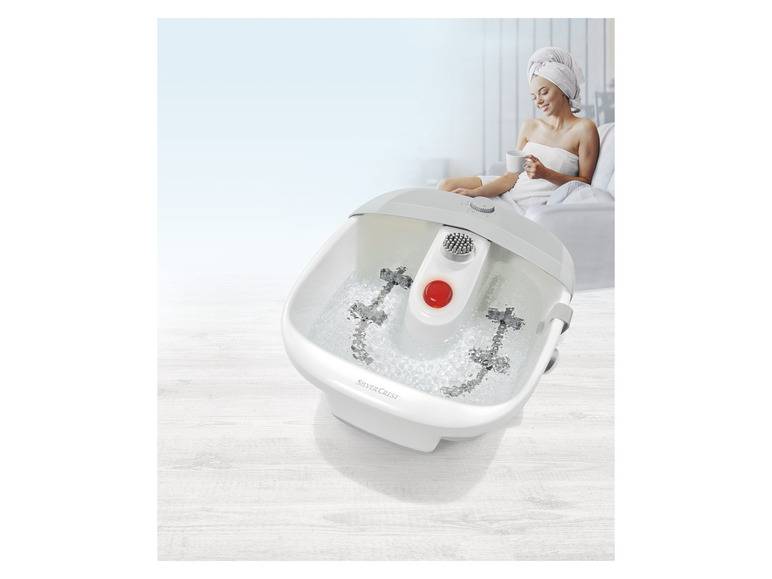 SILVERCREST® PERSONAL CARE Fußsprudelbad, »SFB 80 A2« 3 Pediküre-Aufsätze Begrenzt auf 3 Tage