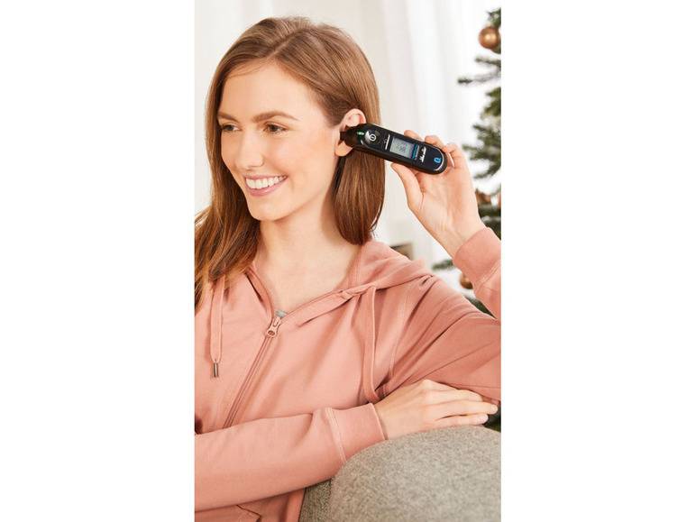 SILVERCREST® PERSONAL CARE Multifunktionsthermometer SFT 81, mit App Günstiger Verkauf