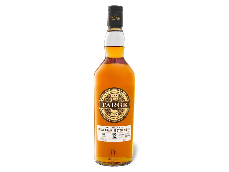 The Targe Highland Single Grain Scotch Whisky 12 Jahre mit Geschenkbox 40% Vol Kostenloser Versand
