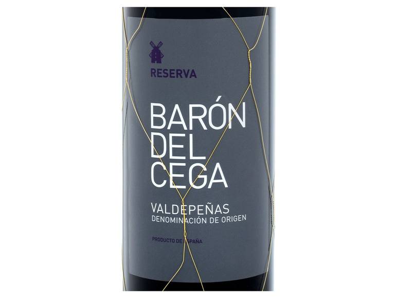 Barón del Cega Valdepenas DO Reserva trocken, Rotwein 2018 Exklusivangebot