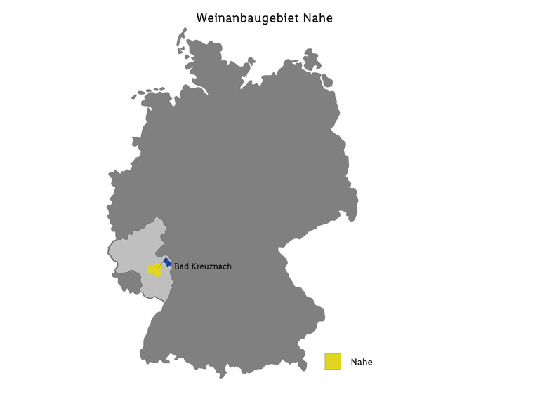 Riesling Scheurebe Nahe QbA halbtrocken, Weißwein 2023 Osterangebot
