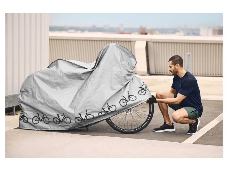 CRIVIT Fahrradabdeckung, wasserresistent, mit Kordelzug und Klickverschluss Bis zu 60% Rabatt