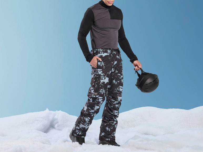 CRIVIT Herren Freeride Hose, wasserabweisendes Obermaterial Begrenzt auf 3 Tage