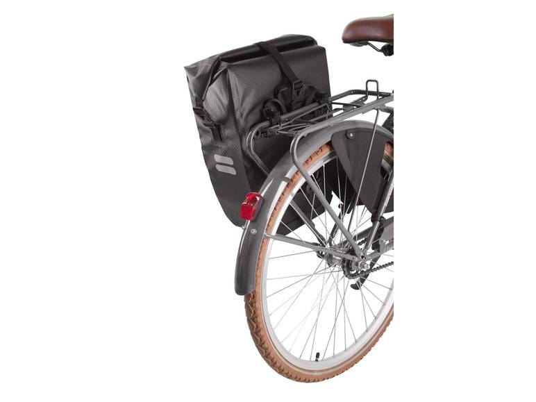 CRIVIT Fahrrad-Gepäckträgertasche \ Fahrrad-Lenkertasche, wasserabweisend Auslauf