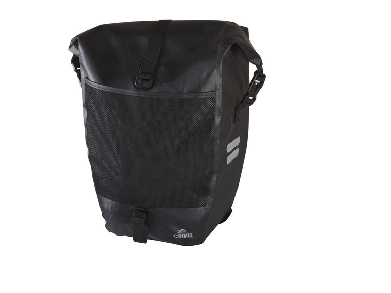 CRIVIT Fahrrad-Gepäckträgertasche \ Fahrrad-Lenkertasche, wasserabweisend Auslauf