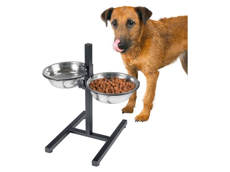 zoofari® Futternapf, höhenverstellbar, Edelstahl Osterangebot