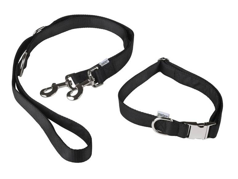 zoofari® Hundehalsband mit Hundeleine Große Rabatte