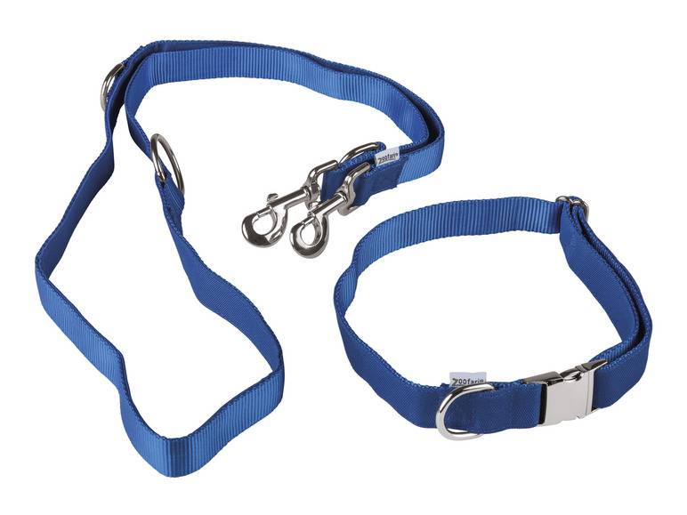 zoofari® Hundehalsband mit Hundeleine Große Rabatte