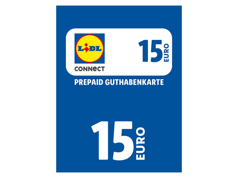 Lidl Connect Guthabenkarte über 15€ Sonderangebote