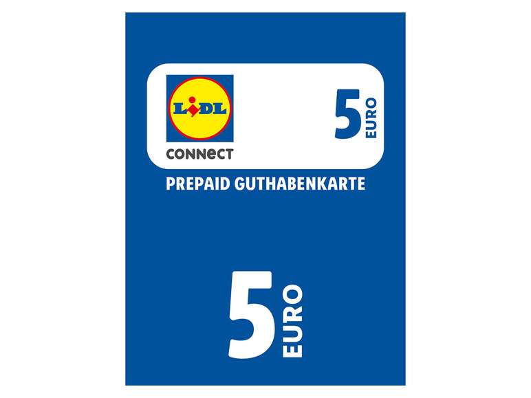 Lidl Connect Guthabenkarte über 5€ Riesige Ersparnisse