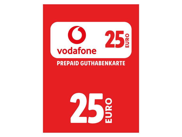 Vodafone-Aufladenummer über 25 EUR Kostenlose Rückgabe