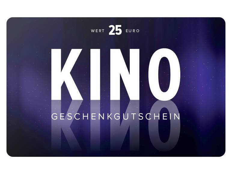 KINO Geschenkgutschein Begrenzt auf 3 Tage