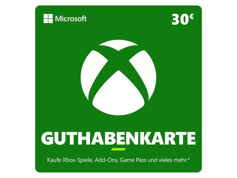Xbox Code über 30 € Auslauf