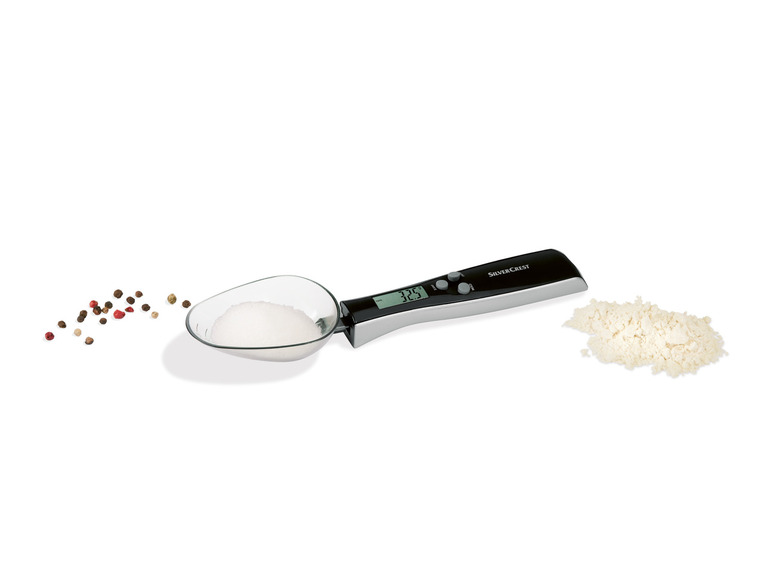 SILVERCREST® KITCHEN TOOLS Digitale Löffelwaage, spülmaschinengeeignet Weihnachtsangebot