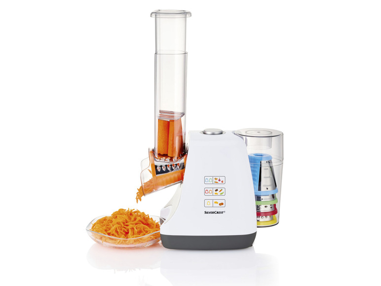 SILVERCREST® KITCHEN TOOLS 5-in-1-Elektrische Gemüseraspel »SGR 150 E2«, 150 W Valentinstagsangebot