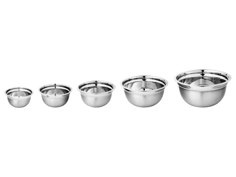 LIVARNO home Edelstahl-Rührschüssel-Set, 5- / 3-teilig JETZT KAUFEN