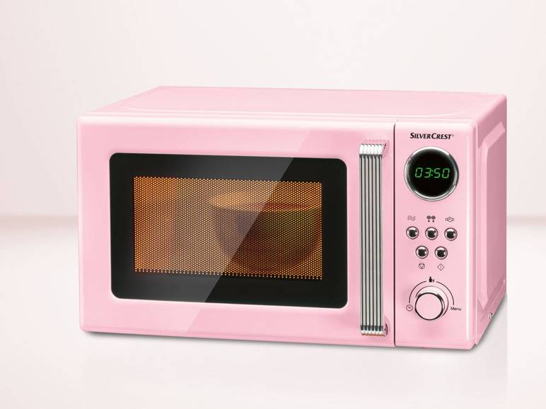 SILVERCREST® KITCHEN TOOLS Mikrowelle »SMWC 700 C1«, 17l, 700 W rosa Letzter Tag