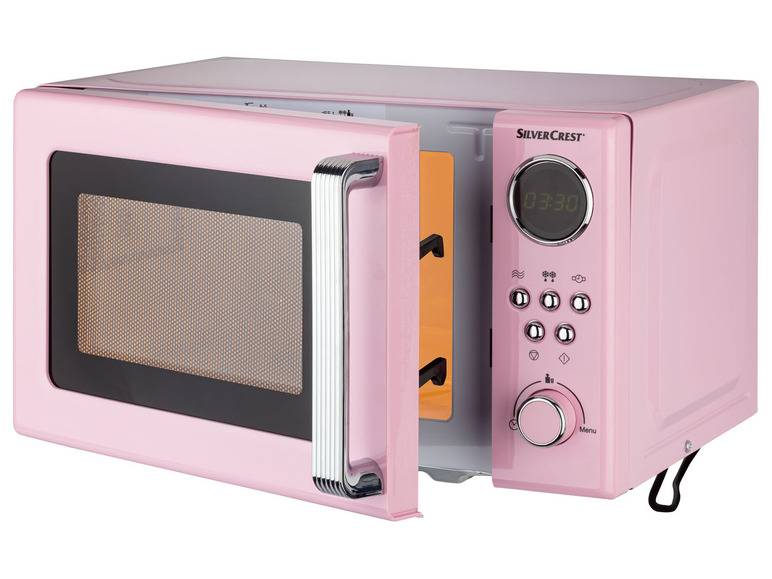 SILVERCREST® KITCHEN TOOLS Mikrowelle »SMWC 700 C1«, 17l, 700 W rosa Letzter Tag