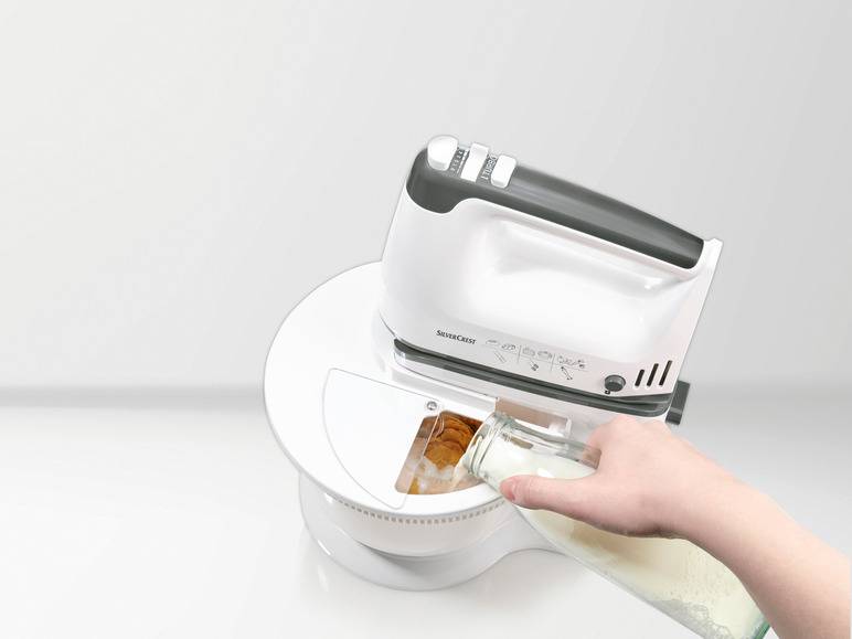 SILVERCREST® KITCHEN TOOLS Handmixer SHMS 300 C2 mit Schüssel und Spritzschutz Bis zu 55% Rabatt