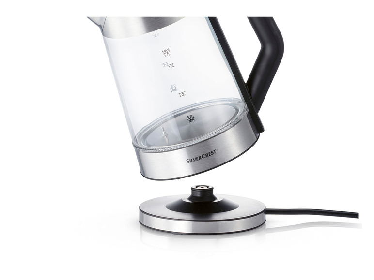 SILVERCREST® KITCHEN TOOLS Digitaler Glas-Wasserkocher »SWGD 3000 A2«, mit Farbwechsel Clearance-Verkauf