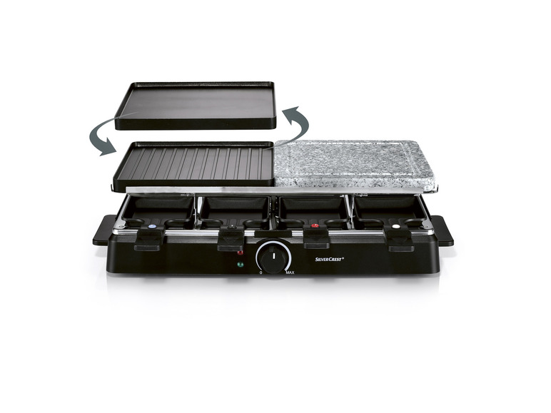 SILVERCREST® KITCHEN TOOLS Raclette-Grill »SRGS 1400 E1«, mit heißem Stein, 1400 W Kostenloser Versand international