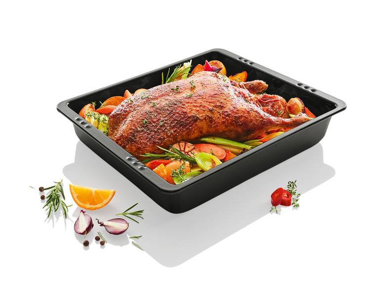 ERNESTO® Emaille-Brat-und-Auflaufform, extrahoher Rand Speichern exportieren