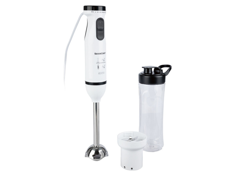 SILVERCREST® KITCHEN TOOLS Stabmixer »SSMS 600 A1«, mit Smoothiemakeraufsatz Auslauf