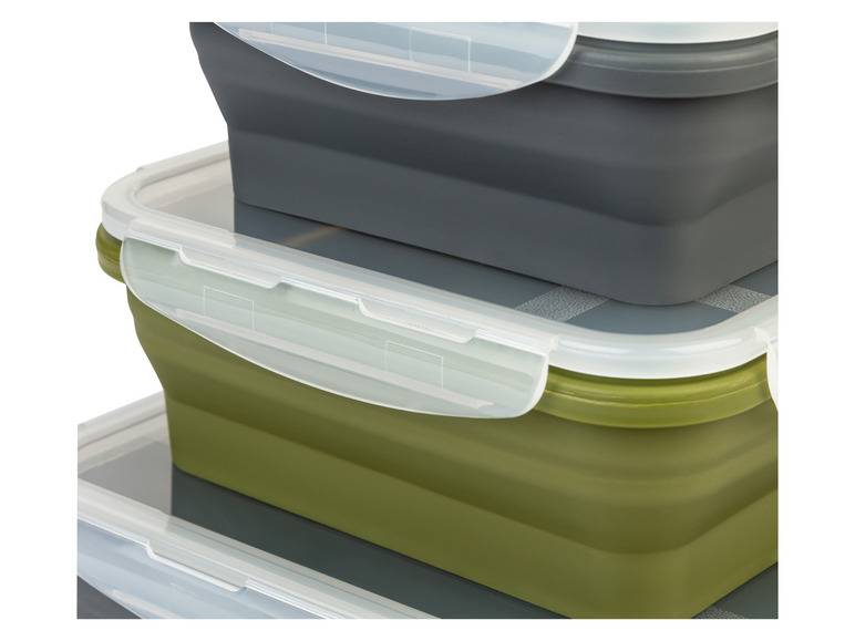 ERNESTO® Frischhaltedosen-Set, platzsparend faltbar Black Friday