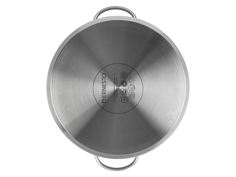 ERNESTO® Topfset Edelstahl, 6-tlg, mit Glasdeckel Sonderangebote