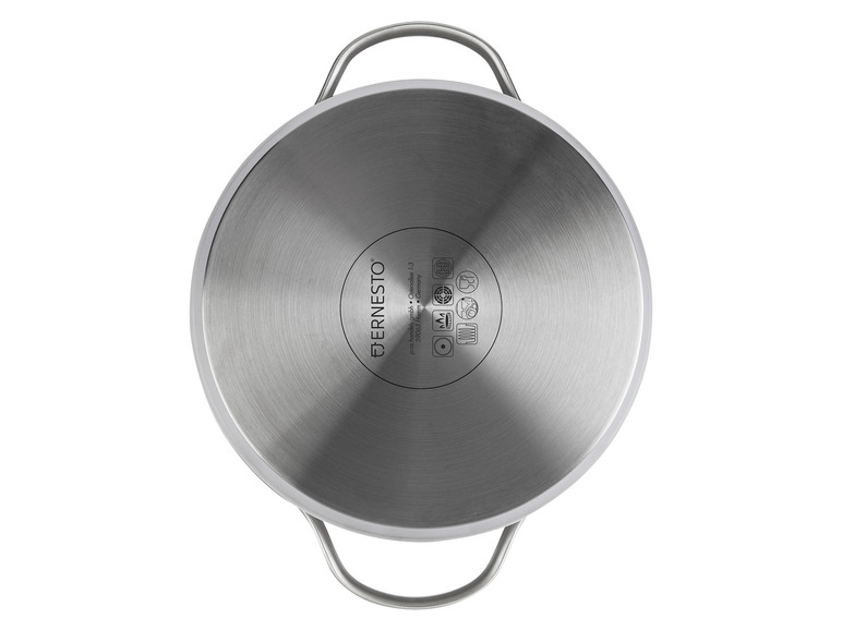 ERNESTO® Topfset Edelstahl, 6-tlg, mit Glasdeckel Sonderangebote