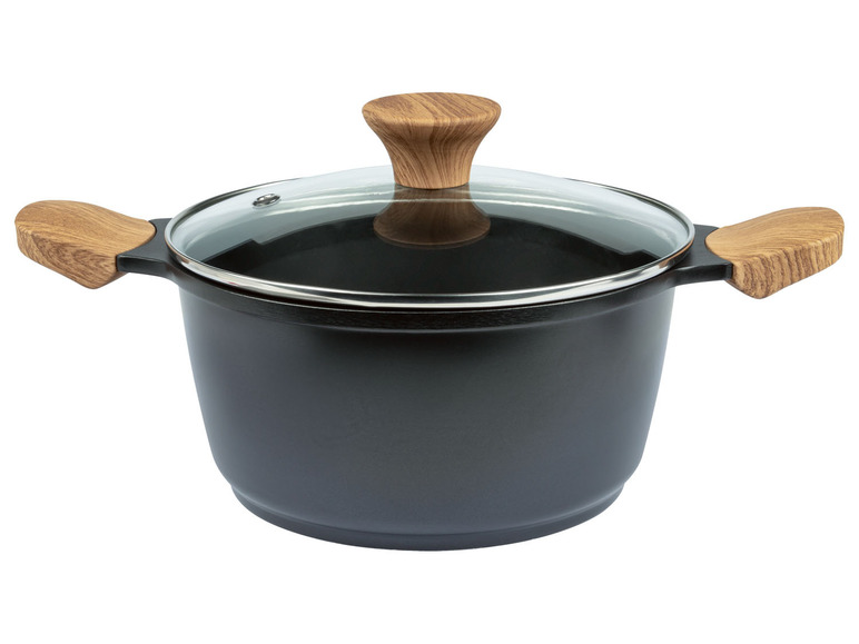 ERNESTO® Aluguss-Topf/-Stielkasserolle, mit Ultimate HL-Beschichtung Wochenangebot