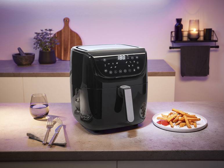 SILVERCREST® KITCHEN TOOLS Heißluftfritteuse Smart XL »SHFS 2150 A1«, 5,5 l, 2150 W Neueste Stile