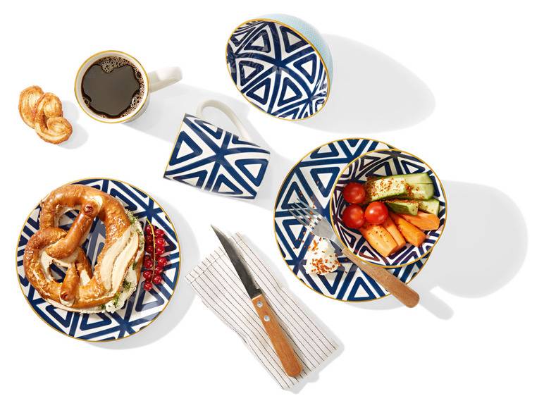 ERNESTO® Porzellan Geschirrset, 18-teilig Bis zu 50% Rabatt
