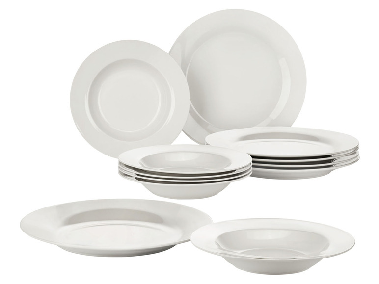 ERNESTO® Geschirr Kombiservice, 62-teilig 50% Rabatt mit kostenlosem Versand
